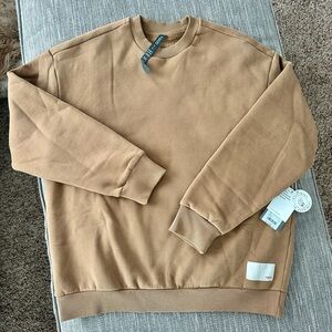 Vuori Women’s Restore Oversized Crew 2.0 Sweatshirt Toffee Size S